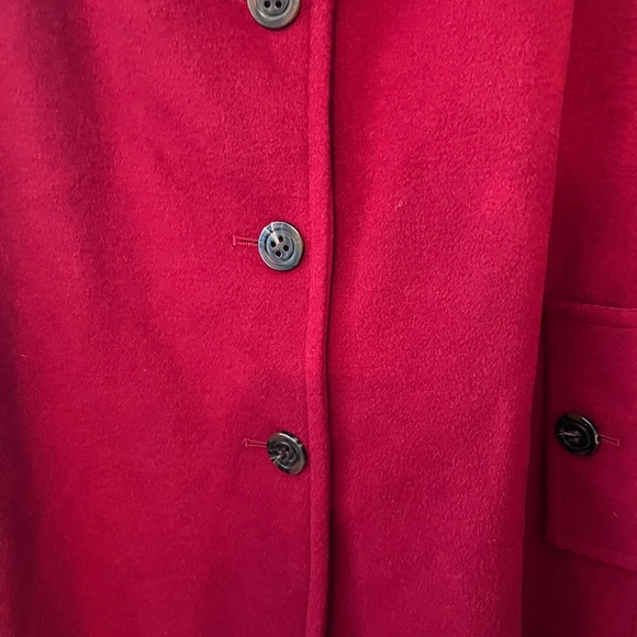 New Stunning Calvin Klein red pea coat - Picture 2 of 9